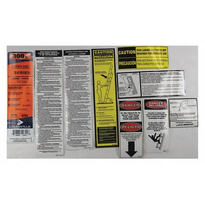 LOUISVILLE Label Kit: For FE7220/FE7240/FE7224/FE7216/FE7232/FE7228/FE7236 - Material Handling Parts