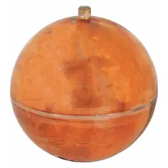 Copper Threaded Float, 1/4"-20 Internal Thread, Cylindrical