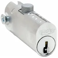 COMPX CHICAGO File Cabinet Locks: Keyed Different, 1 3/4 in Body Thick, 1/2 in Body Wd (MPN C5001LP-KD)