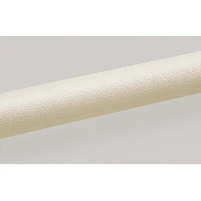 PAWLING PVC Handrail, Ivory, Round, 1-1/2" Grip Diameter, 3-9/16" Mounted Height - PVC Handrails
