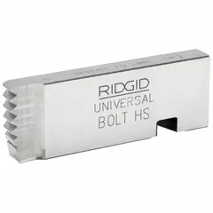 This bolt die is designed for use with threading machines to cut 1 1/4 in pipe threads. It produces UNC (Unified Coarse) threads with a right-hand orientation. Suitable for general industrial piping applications.