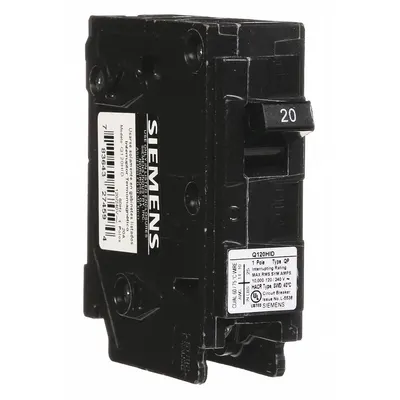 SIEMENS Q120HID Miniature Circuit Breaker - Q Series, Plug-In Siemens Miniature Circuit Breakers