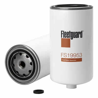 FLEETGUARD Fuel Filter: Spin-On, 7 1/4 in Overall Lg, 3 11/16 in Outside Dia - Spin-On Fuel/Water Separators