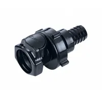 Quick Connection Coupling: Straight, 5/8 in ID Size, Quick-Disconnect Coupler x Barbed, Polysulfone (MPN HFCD161057)