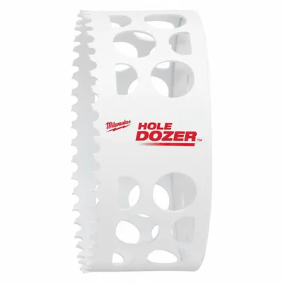MILWAUKEE Hole Saw: 4 1/4 in Saw Dia., 3.5 Teeth per Inch, 1 5/8 in Max. Cutting Dp - Multi-Material-Cutting Hole Saws without Arbor