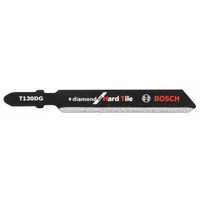 BOSCH Jigsaw Blade: 3 1/4 in Blade Lg, Diamond Grit, Bi-Metal, Rigid for Straight Cuts Cutting Edge (MPN T130DG)