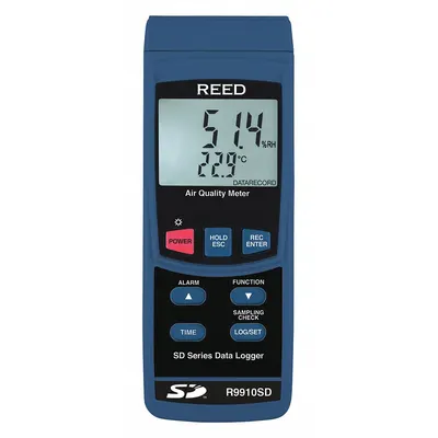 REED INSTRUMENTS Indoor Air Quality Analyzer: Carbon Dioxide/Carbon Monoxide/Oxygen - Multi-Gas Analyzers