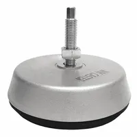 WMI Male-End Leveling Mount: Fixed Stud, M16 Thread Size, 6.3 in, 6,700 lb Capacity, Anti-Vibration (MPN WMR160-100)