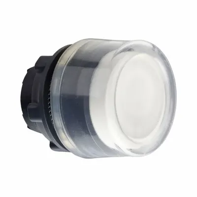 SCHNEIDER Flush Push Button: 22 mm Mounting Size, Non-Metallic - Flush-Mount & Recessed Push-Button Operators