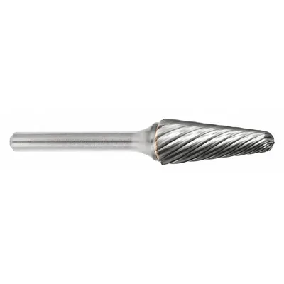 SGS PRO Carbide Bur: Ball-Nosed Cone, SL-4, Inox Cut, 1/2" x 1 1/8" Head - Inox-Cut Ball-Nosed Cone Burs