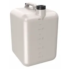This HDPE waste water tank is designed for use with ACORN Deluxe Wash-Ware Portable Hand Wash Sinks. It collects gray water with a 5-gallon capacity, suitable for temporary hand washing stations in settings such as construction sites, outdoor events, and industrial facilities.