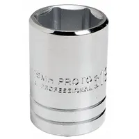 PROTO Socket: Metric, 1/2 in Drive Size, 26 mm Socket Size, 6-Point, Std, Chrome, Not Tether Capable (MPN J5426MH)