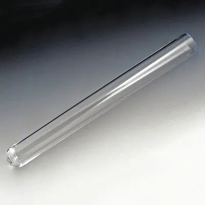 GLOBE SCIENTIFIC Test Tube: Test Tube, Polystyrene, 25 mL Capacity - mL - Plastic Test Tubes