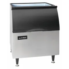 Commercial ice bin with 344 lb storage capacity. Top-hinged lid provides easy access for bulk ice storage and dispensing. Constructed of unfinished aluminum. Dimensions: 37 1/2 in height, 30 in width, 31 in depth. Suitable for use in foodservice operations where ice is stored and dispensed.