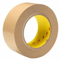 3M Transfer Tape: 2 in Wd, 60 yd Lg, 2 mil Thick, Kraft Paper, Acrylic, Transparent, 24 PK (MPN 465)