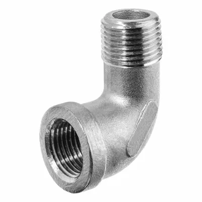 USA INDUSTRIALS Chrome-Plated Brass 90° Pipe Elbow, 1/8 in x 1/8 in, Class 125 - Chrome-Plated Threaded Low-Pressure Pipe Fittings