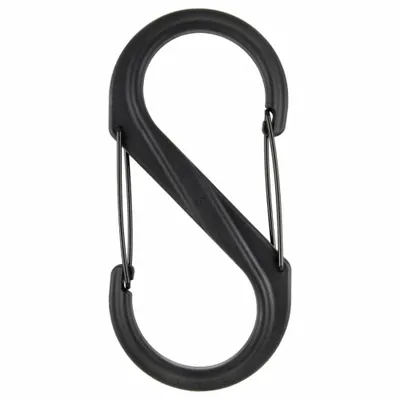 NITE IZE S-Hook Double Snap Hook, Wire Gate, Nylon, 10 1/2 in Overall Length - S-Hook Double Snap Hooks