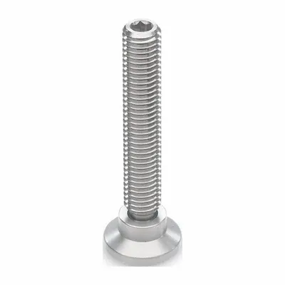 JW WINCO Male-End Leveling Mount: Swiveling Stud, M8 Thread Size, 40 mm - Swivel Male Leveling Mounts