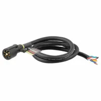 CURT Automotive Electrical Plug: 7-Way Blade, 6 ft Wire Lg, 1 3/4 in Dia, 6 ft Overall Lg (MPN 56601)