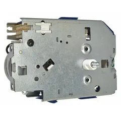 This Electrolux timer controls cycle sequencing and timing functions in washing machines and dryers. It manages progression through wash, rinse, and spin cycles. Suitable for use in household laundry appliances.