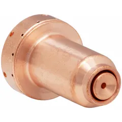 Consumable tip for Thermal Dynamics SL60 handheld plasma torch, rated at 60 A. Focuses and directs the plasma arc for cutting conductive metals. OEM replacement part for the SL60 torch series.