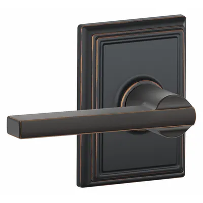 SCHLAGE F10 LAT 716 ADD Latitude Passage Lever Lockset - Passage Lever Locksets