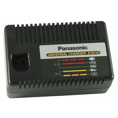 PANASONIC Battery Charger: Single-Port Charging, For 7.2-24V DC - Assorted Brands Battery Chargers