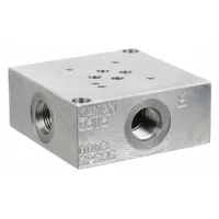 PARKER Subplate Side Port: 5,000 psi Max Pressure, D03 NFPA Size, Ductile Iron, 3.5 in Overall Ht (MPN SPD24SAS35)