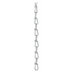 This light-duty jack utility chain is made of carbon steel with a weldless construction. It has a 1 in trade size and a working load limit of 155 lb. Suitable for lifting, securing, and tensioning tasks in general maintenance and rigging applications.