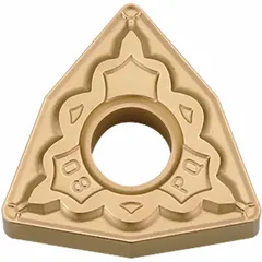 This Trigon (W) indexable turning insert is made of CVD cermet, designed for turning, facing, and profiling operations on CNC lathes. It is suitable for finishing and semi-finishing of steels and stainless steels in general machining applications.