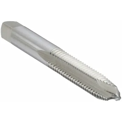 CHICAGO-LATROBE Spiral Point Tap: 1/4"-20 UNC, H11 / 1B, 3 Flute, Plug Chamfer - Oversized Spiral-Point Taps