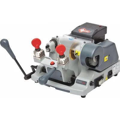 KABA ILCO Key Duplicator: Semi-Auto, Cruciform/Flip Style/Vehicle, 9 3/4 in Machine Ht - Semi-Automatic Key Duplicators