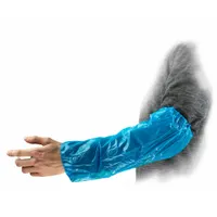 Protective Sleeves: 16 in Overall Lg, Welded Seam, Blue, 0.8 mil Thick, Polyethylene, 2,000 PK (MPN 59-201)