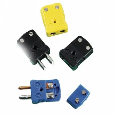 OMEGA Temperature Probe Connectors & Adapters: Plug, For Type J Thermocouple Type - Thermocouple Plugs