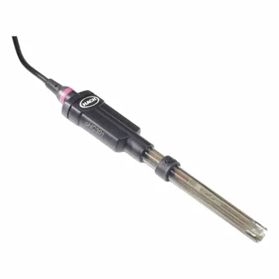 HACH PHC30103 pH Electrode, Plastic Body, 0 to 14 pH Range, 3 m Cable - pH Laboratory Electrodes, Probes & Sensors