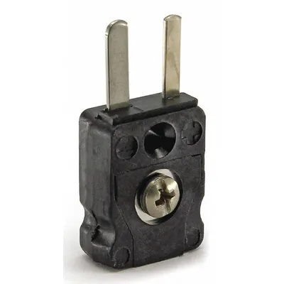 Dayton Thermocouple Plug: Jack, For Type J Thermocouple Type, Mini Plug, Flat - Thermocouple Plugs