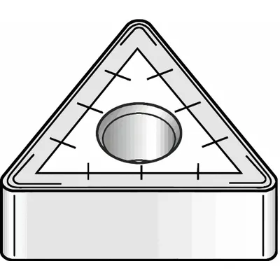 WIDIA Triangle Turning Insert: TNMM5468 - Triangle (T) Indexable Turning Inserts