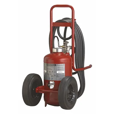 BUCKEYE Wheeled Fire Extinguisher: 125 lb Extinguisher Capacity, 30A:240B:C - Wheeled Class ABC Fire Extinguishers