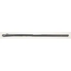 Steel tire spoon for mounting and demounting truck tires. 24-inch overall length provides leverage for bead breaking and sidewall prying. Suitable for heavy-duty tire service.