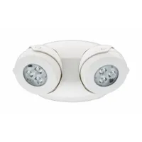 Emergency Remote Light Head: LED, Thermoplastic, Ceiling/Wall, 5 W Lamp Watt, 2 Lamps, 7 to 30 V (MPN ELMRE SP1100L T M12)
