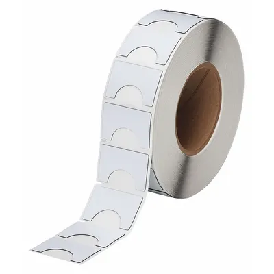 BRADY Raised Panel Push Button Precut Label Roll - Brady Raised Panel Push Button Precut Label Rolls