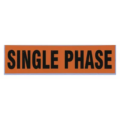 STRANCO Single Phase Adhesive Pipe Marker - Single Phase Adhesive Pipe Markers