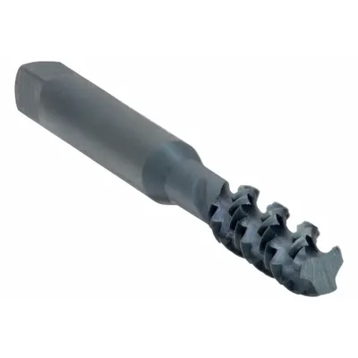 CLEVELAND Spiral Flute Tap: #6-32 UNC, H3 / 2B, 3 Flute, Bottoming Chamfer (MPN C58433) - General Purpose Spiral-Flute Taps