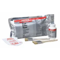 LOCTITE PC 7393 is a urethane-based rubber repair putty supplied in a 400 mL bag. It is used for patching and rebuilding damaged rubber components such as conveyor belts, hoses, and gaskets. The putty cures to a flexible, abrasion-resistant finish suitable for industrial environments
