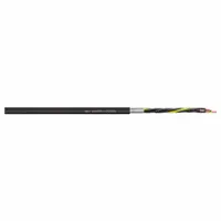 CHAINFLEX Control Cable: 14 AWG Conductor Size, 5 Conductors, PVC, Order by the Foot, Black (MPN CF160-UL-25-05)