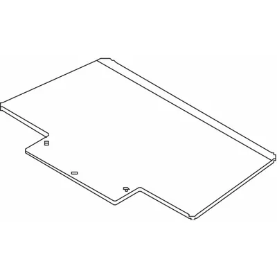 WESCO Hand Truck Nose Plate: 350 lb Load Capacity, 18 1/2 in W x 9 1/2 in D - Hand Truck Nose Plates & Brackets
