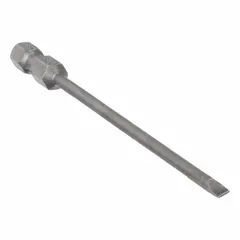 Impact-rated slotted head bit with hex drive, designed for high-torque fastening applications. Standard imperial size 1F-2R. Supplied in a 5-pack for assembly and maintenance tasks.
