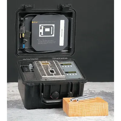 FLUKE Drywall Temperature Calibrator: For Type E/Type J/Type K/Type T - Dual-Block Drywell Calibrators with Adjustable Setpoints