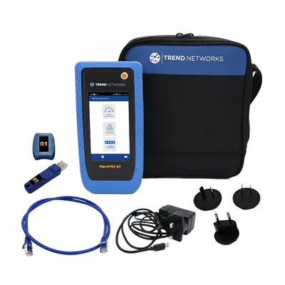 TREND NETWORKS Qualifier: Base Model, R166002, CAT3/CAT5/CAT5e/CAT6, Ethernet/USB/Wi-Fi - Copper Cable Verification Testers