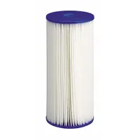 CULLIGAN Water Filter Cartridge: 50 micron, Pleated, 10 gpm, Polyester, 9 3/4 in Overall Ht (MPN R50-BBSA)